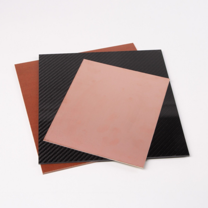 ZMorph Composites Materials Bundle - Includes PCB (FR4), Textolite, Carbon Laminate